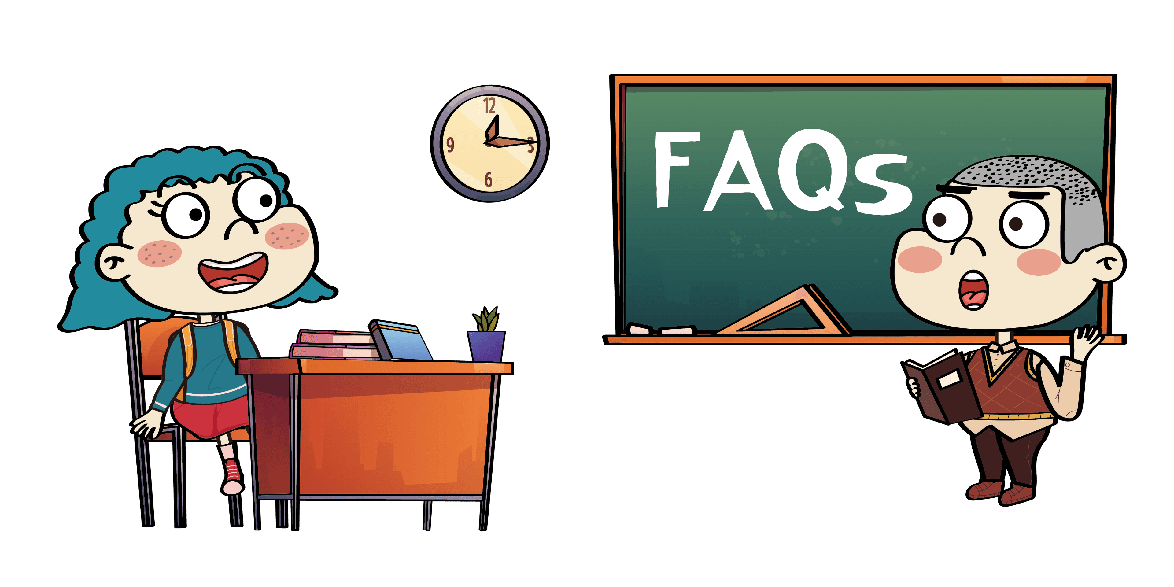 Zoe&Book FAQ illustration